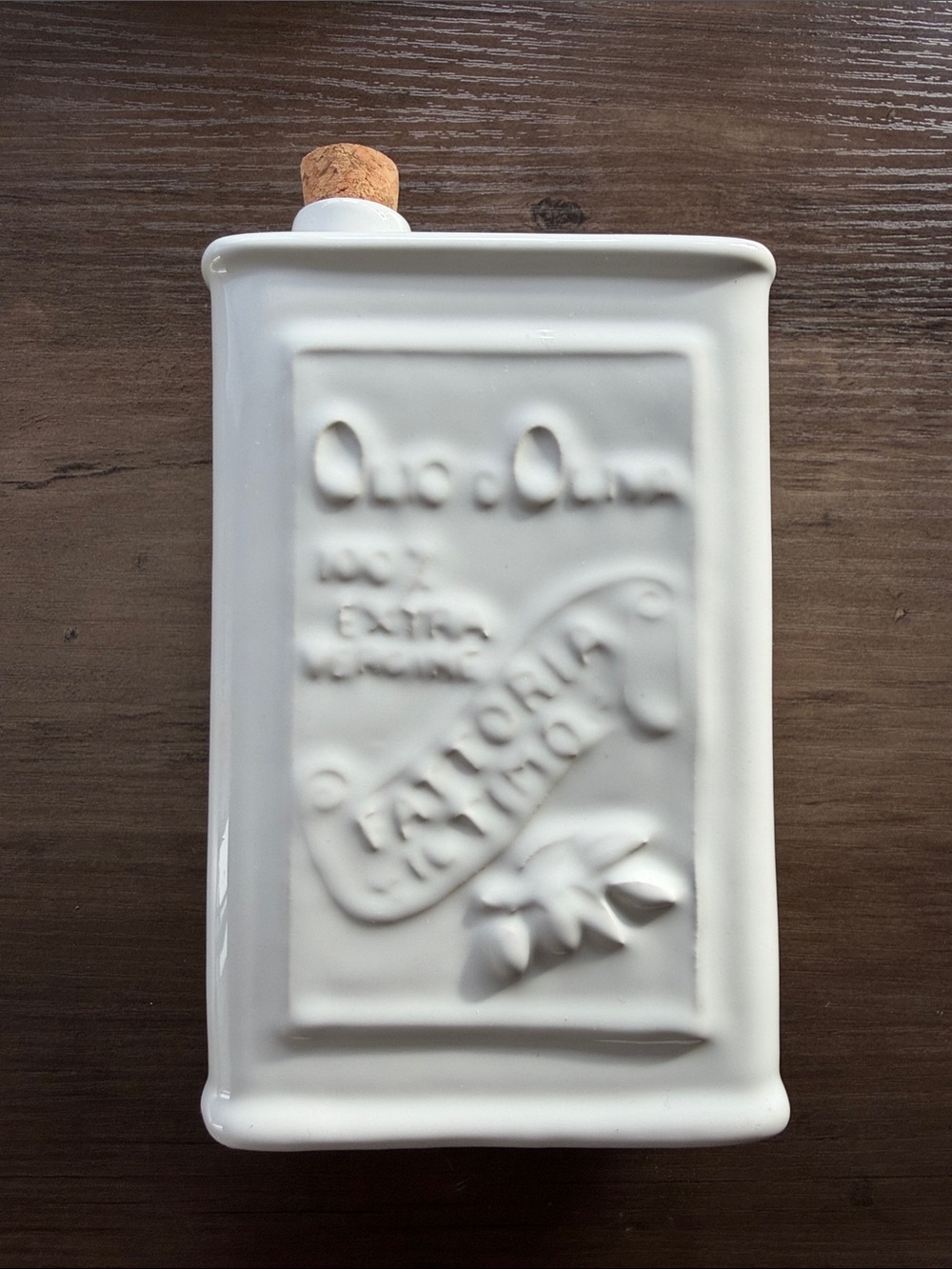 Anthropologie Cucina Stoneware Olive Oil Creuet